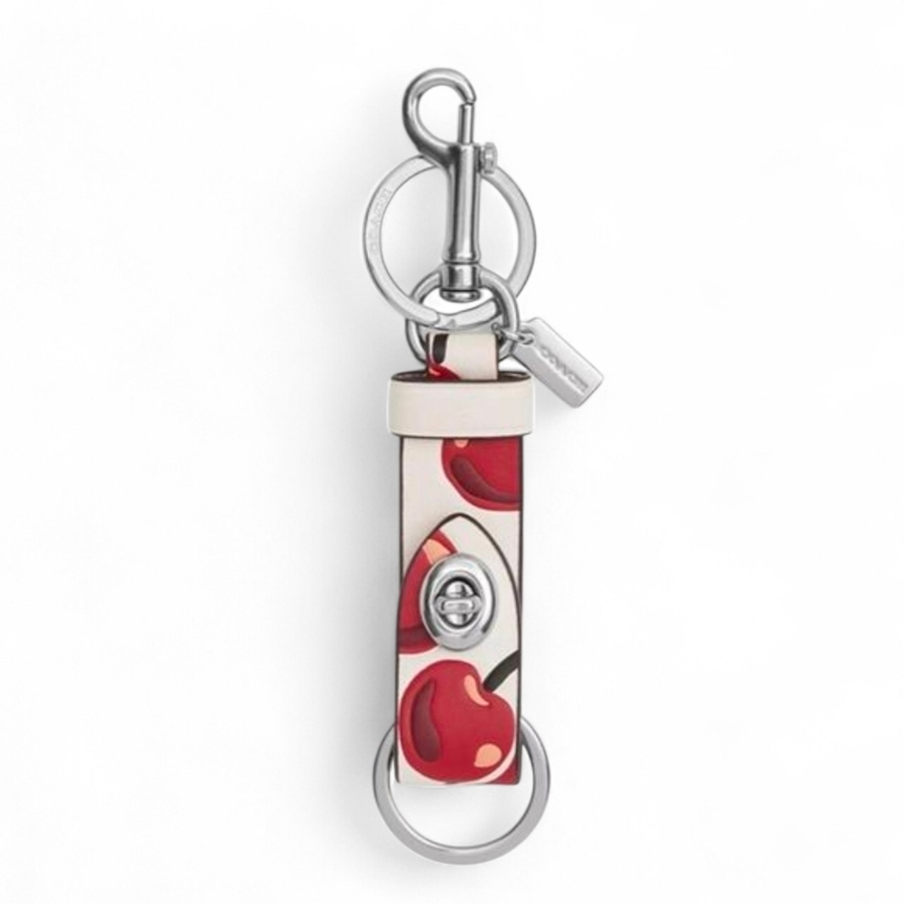 Coach Triggerβ Snap Bag Charm Cherries Keychain β